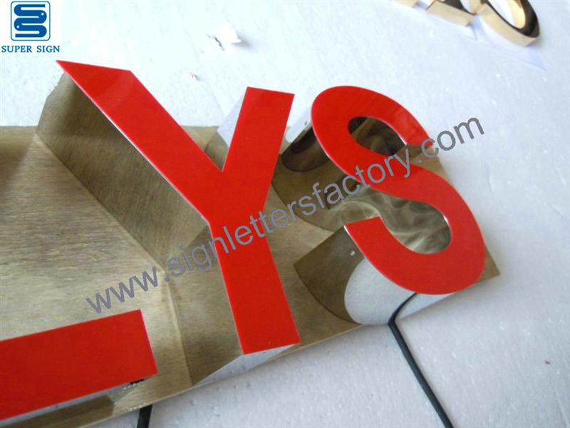 front illumination LED box lettering